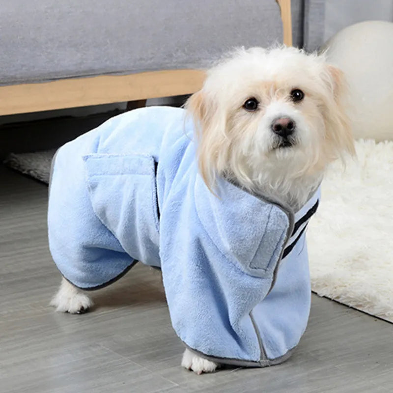 Quick-Dry Dog Bathrobe Towel