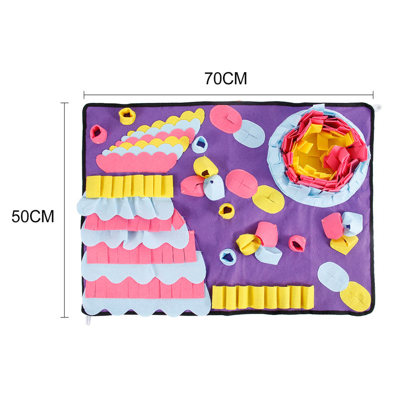 Dog Snuffle Mat for Pet Enrichment and Training