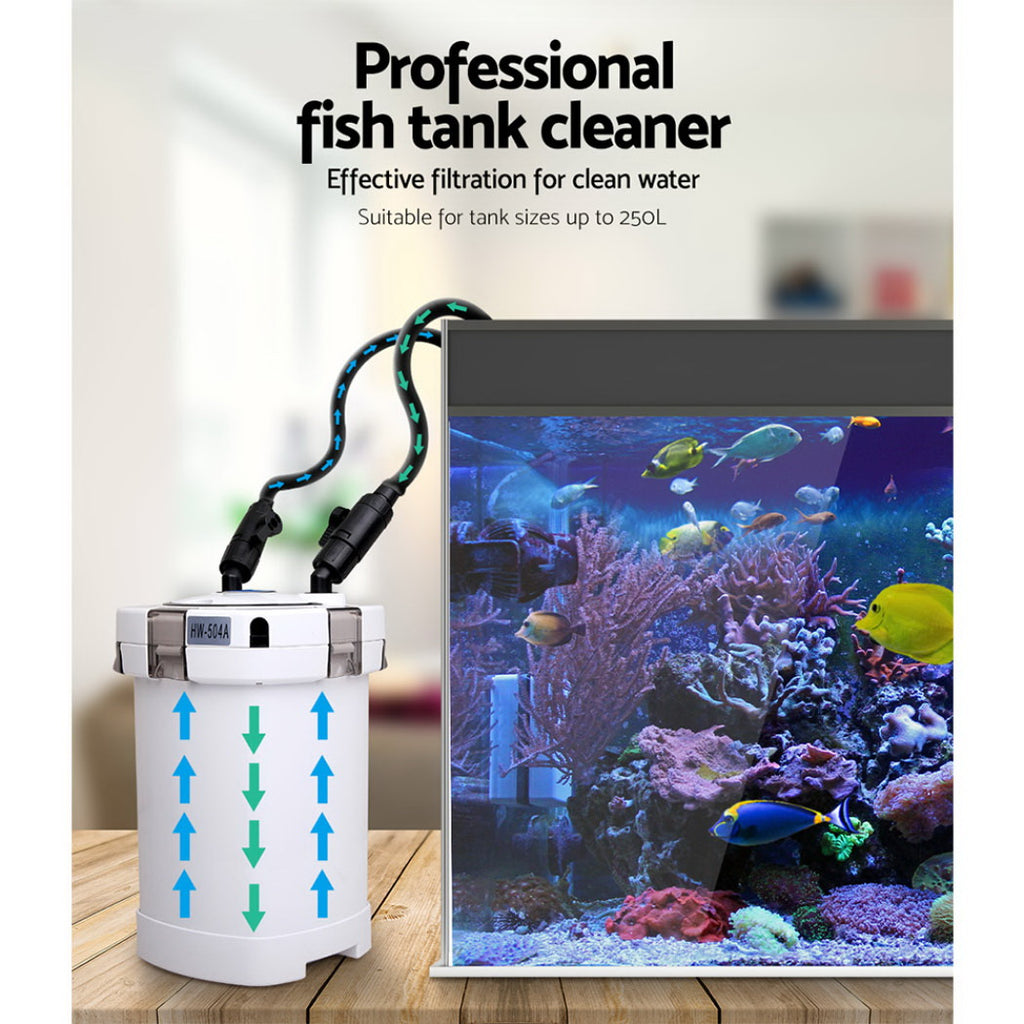 1250L/H External Aquarium Canister Filter