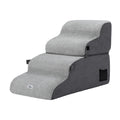 2-in-1 Pet Stairs & Bed – Grey