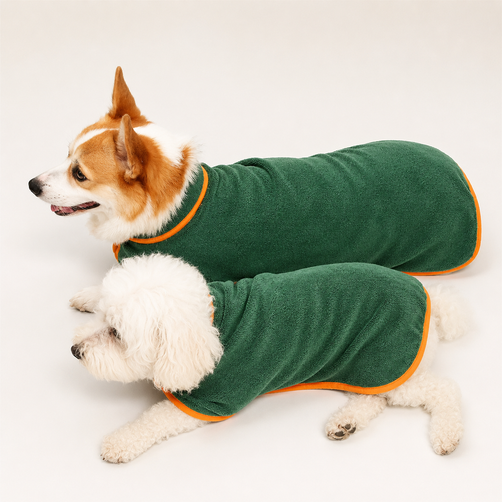 Quick-Dry Dog Bathrobe Towel
