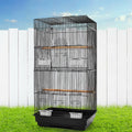 88cm Bird Cage & Aviary – Black