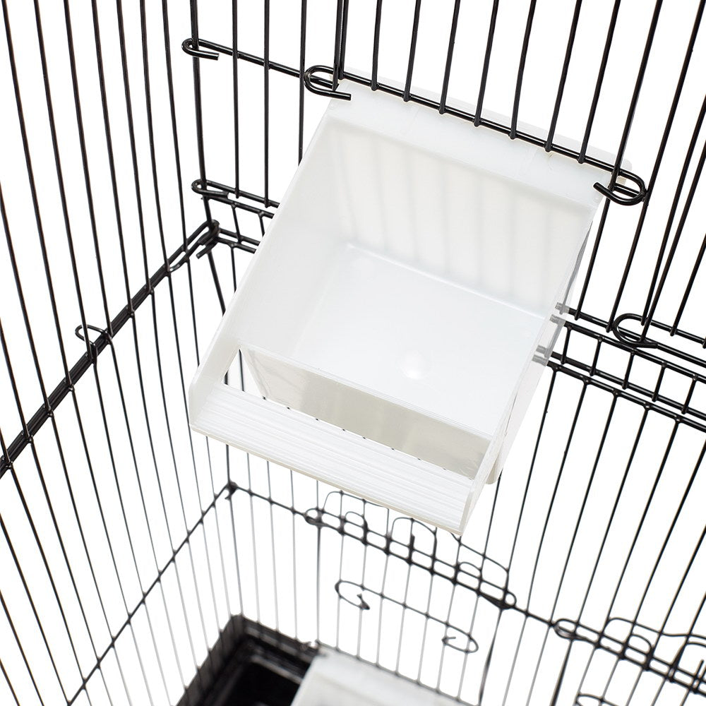 88cm Bird Cage & Aviary – Black