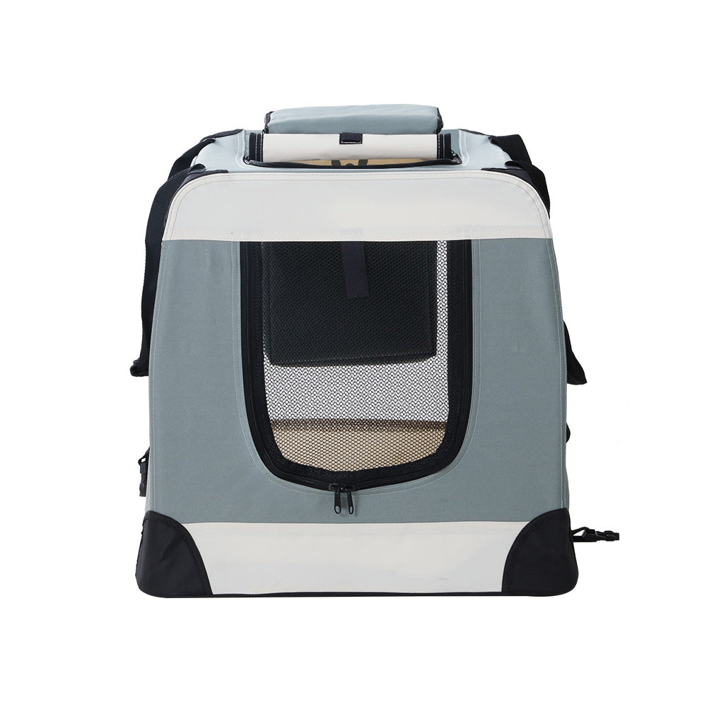 Foldable Pet Travel Carrier – Large, Blue