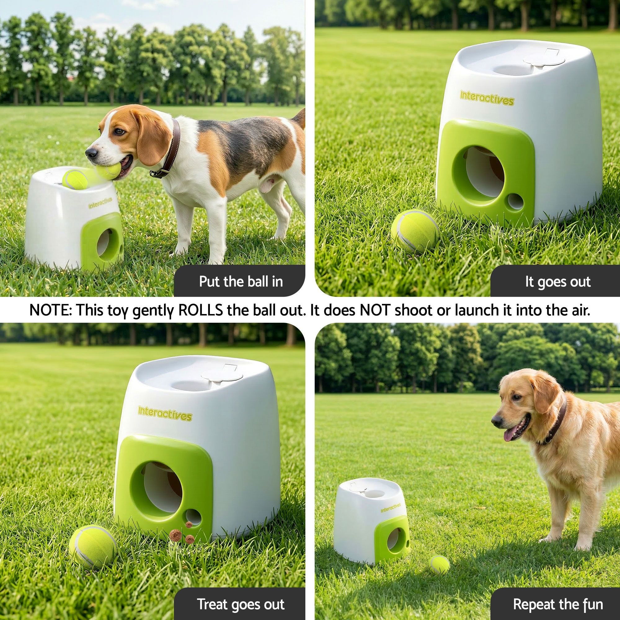 i.Pet 2-in-1 Dog Treat & Ball Dispenser