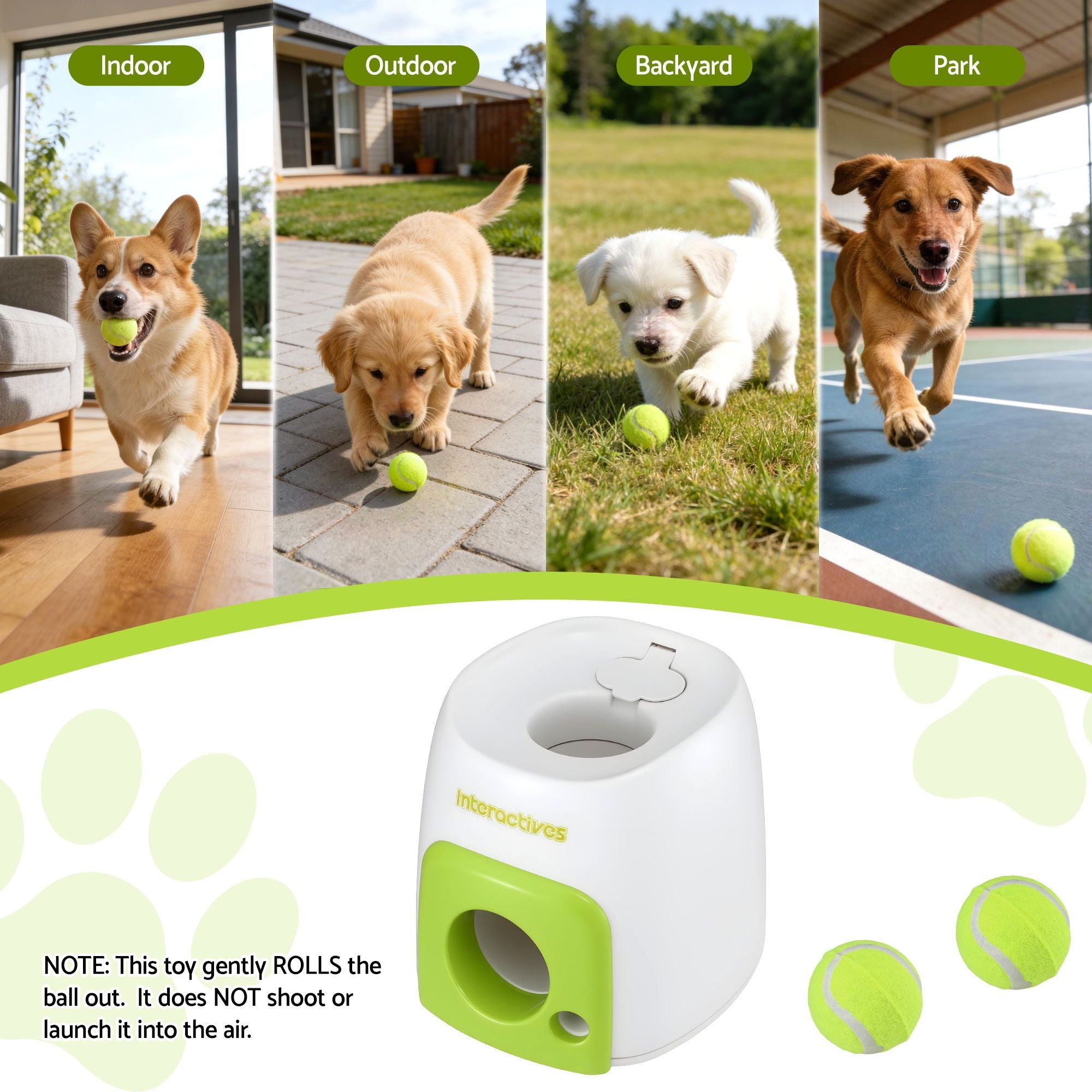i.Pet 2-in-1 Dog Treat & Ball Dispenser