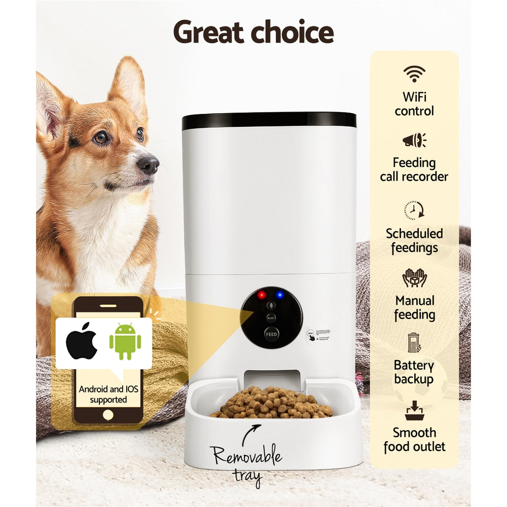 6L Wi‑Fi Automatic Pet Feeder