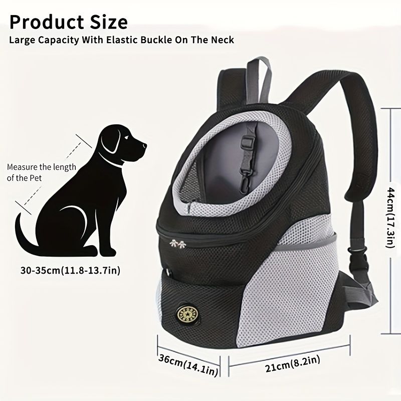 Hands-Free Small-Dog Carrier Backpack