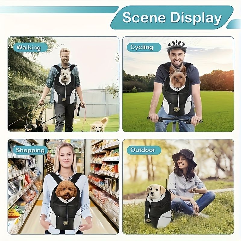 Hands-Free Small-Dog Carrier Backpack