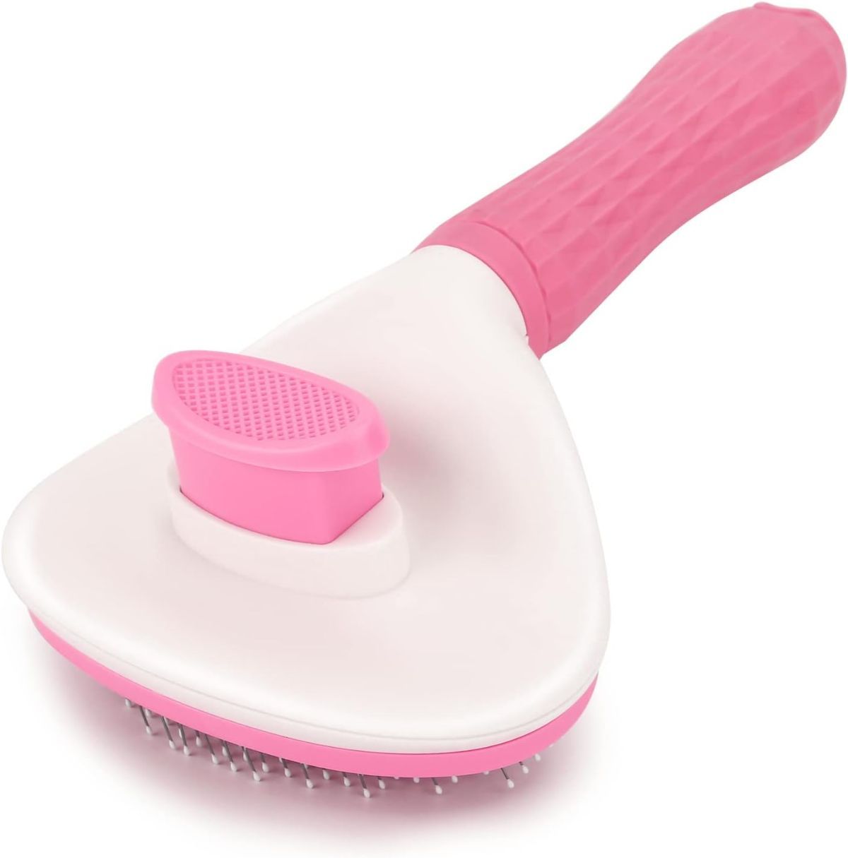Self-Cleaning Deshedding Brush – Pink