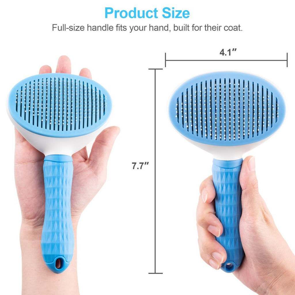Self-Cleaning Deshedding Brush – Pink