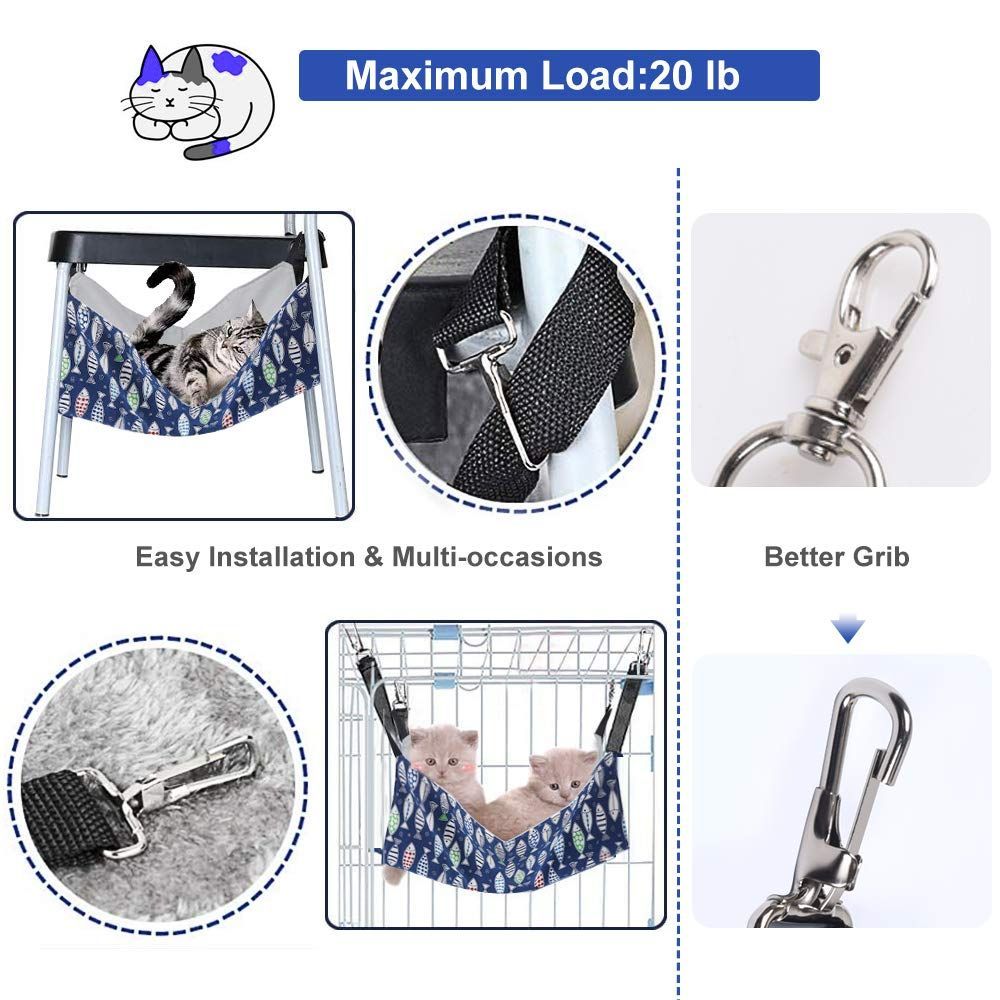 Adjustable Reversible Cat Hammock