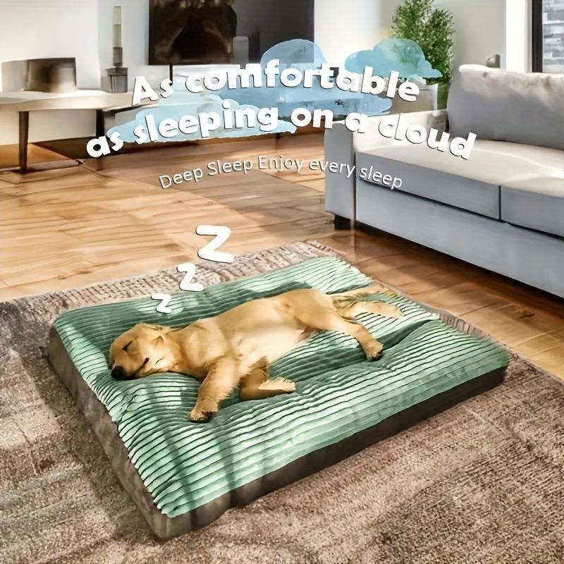 Warm Washable Dog Bed – Grey, Medium