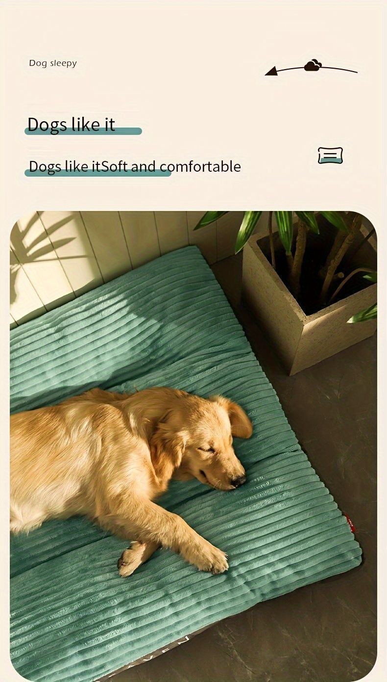 Warm Washable Dog Bed – Grey, Medium