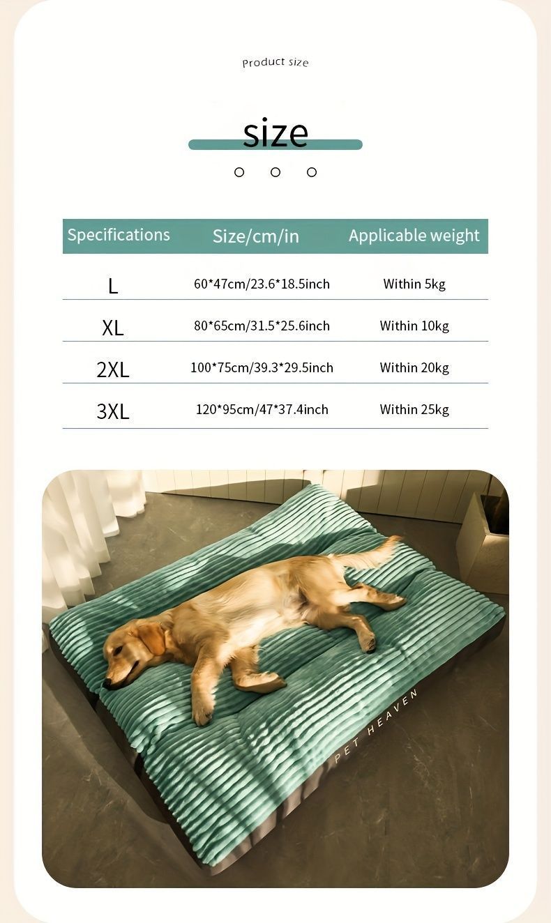 Warm Washable Dog Bed – Grey, Medium