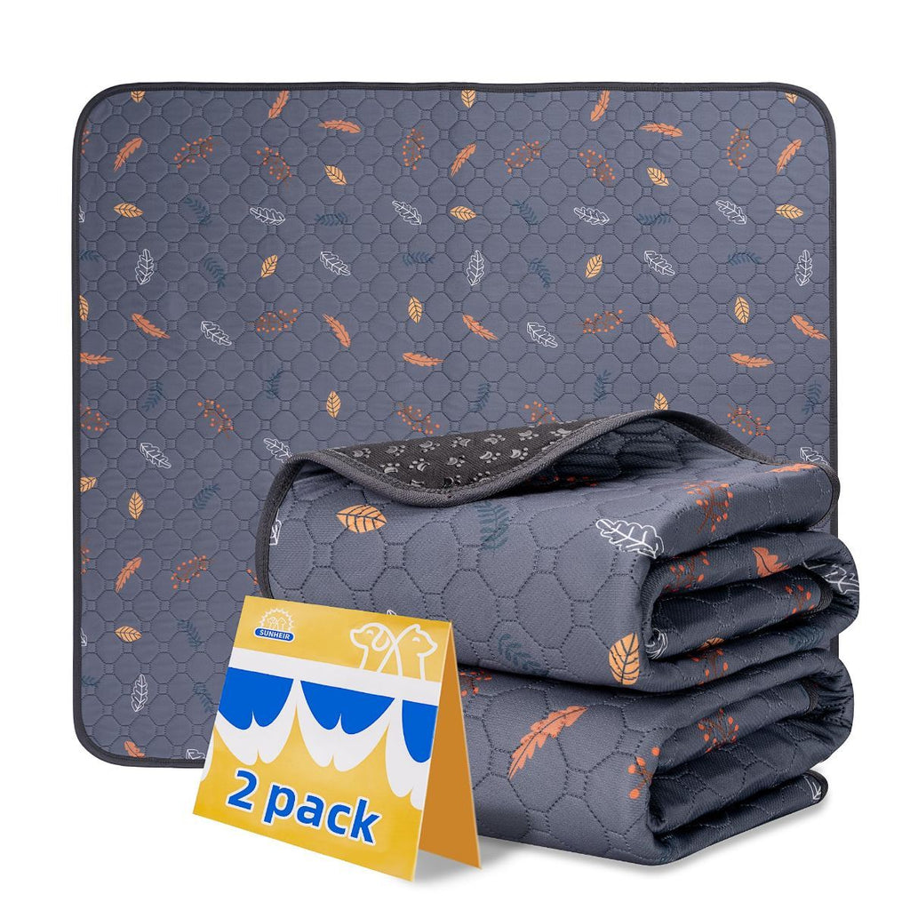 2-Pack Reusable Puppy Training Pads – 45x60cm