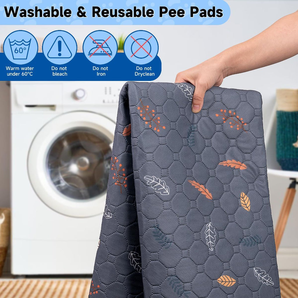 2-Pack Reusable Puppy Training Pads – 45x60cm
