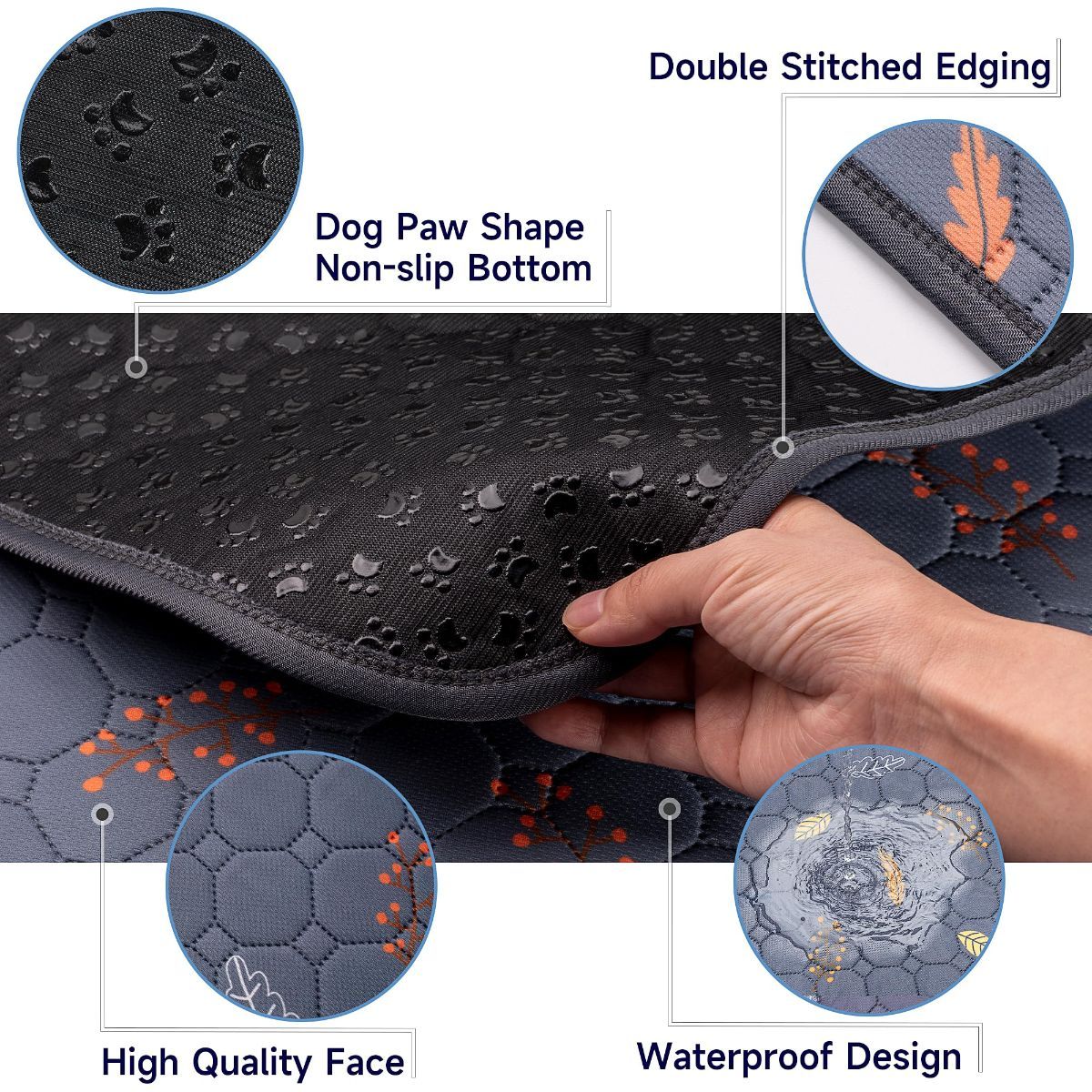 2-Pack Reusable Puppy Training Pads – 45x60cm