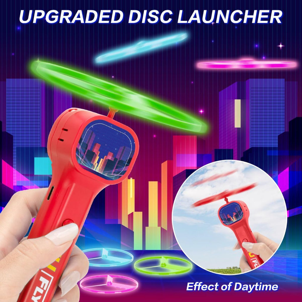Interactive Cat Flying Disc Toy