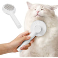 Self-Cleaning Deshedding Brush for Cats & Dogs