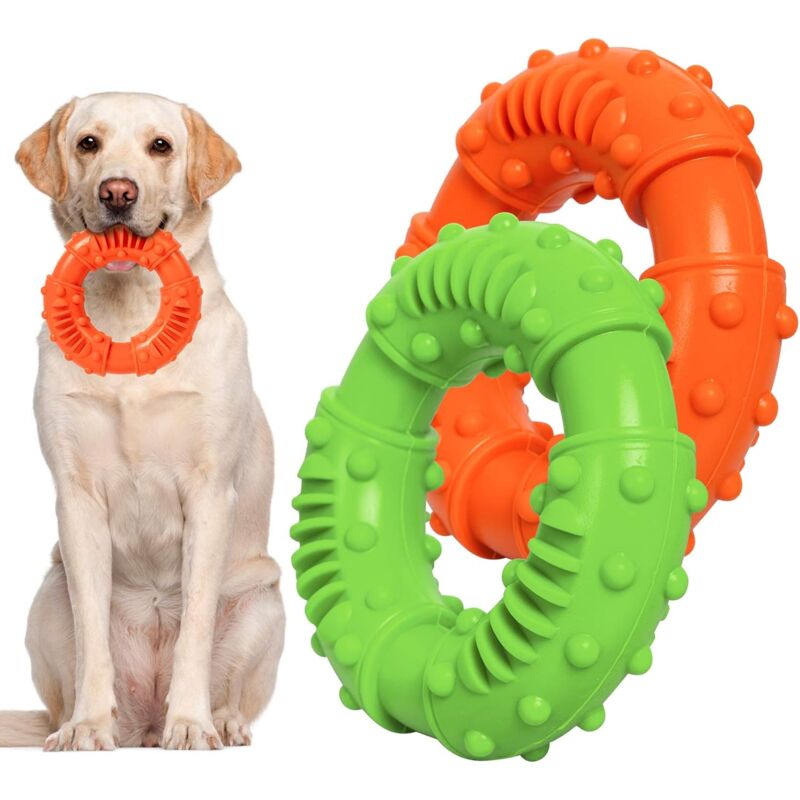 2-Pack Durable Dental Chew Rings