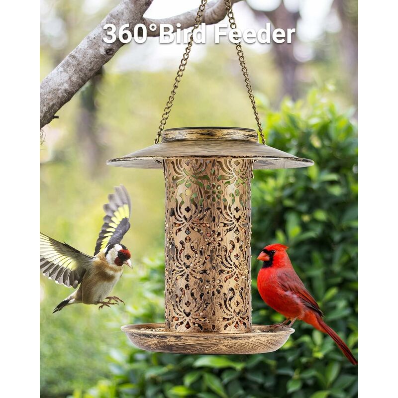 Waterproof Solar Lantern Bird Feeder
