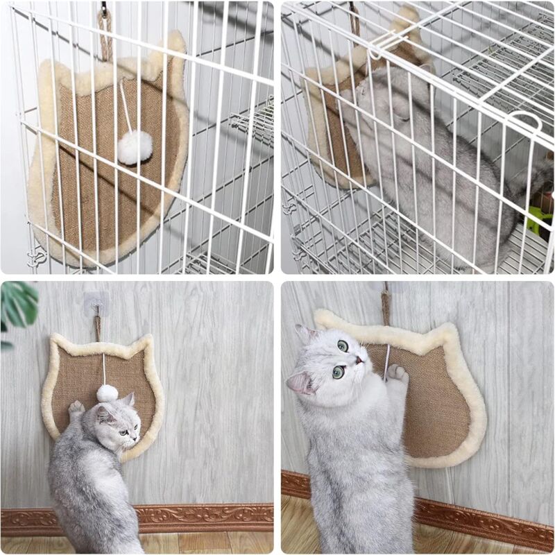 High-Density Cardboard Cat Scratcher Bed