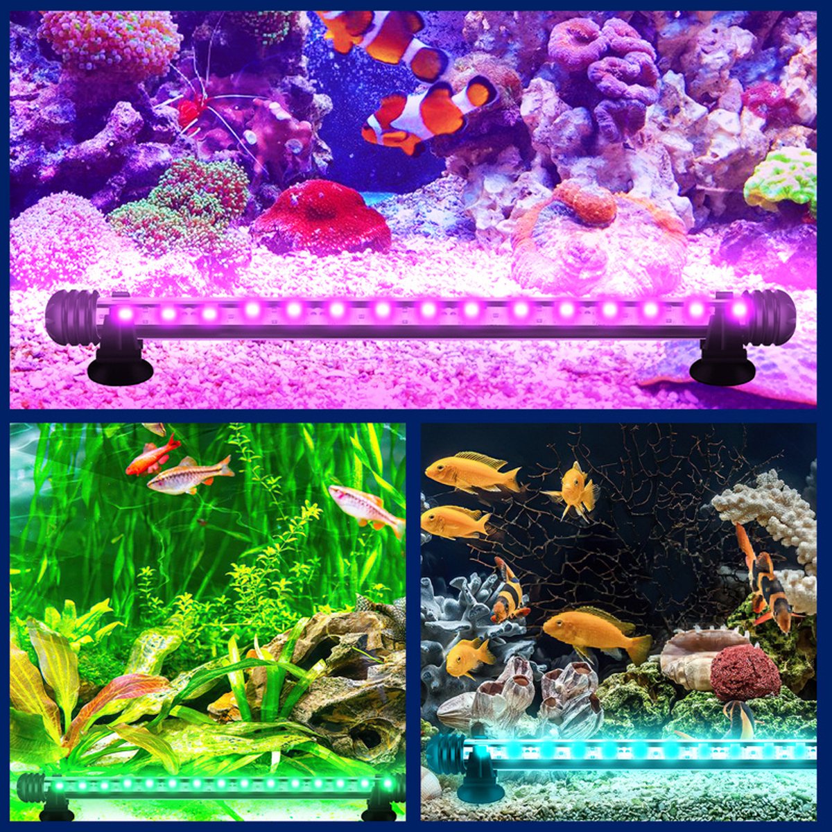 48.5cm Dimmable RGB Aquarium Light