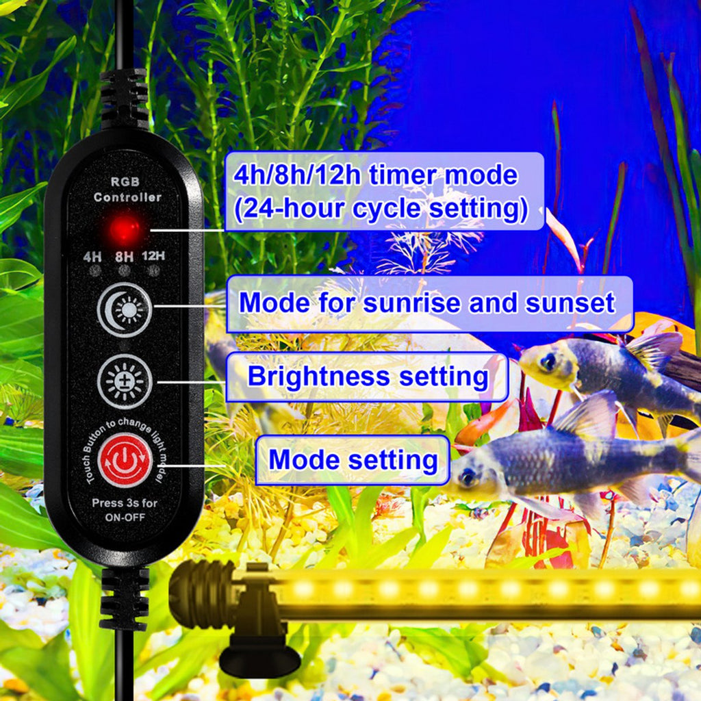 48.5cm Dimmable RGB Aquarium Light
