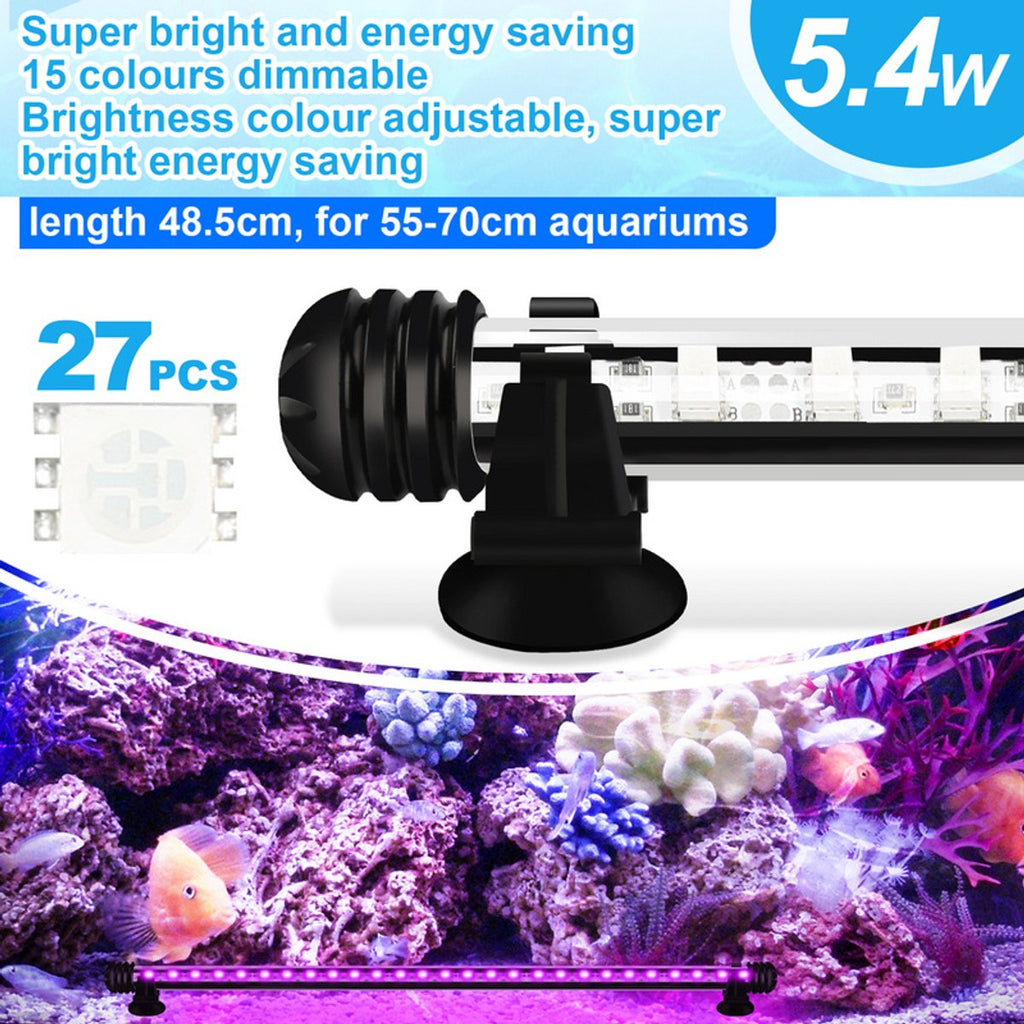 48.5cm Dimmable RGB Aquarium Light