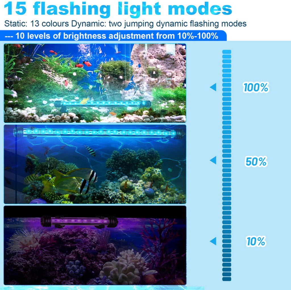 48.5cm Dimmable RGB Aquarium Light