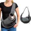 Small Pet Carrier Sling – 33x23cm, Black