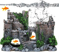 Resin Aquarium Castle Hideout – 17cm
