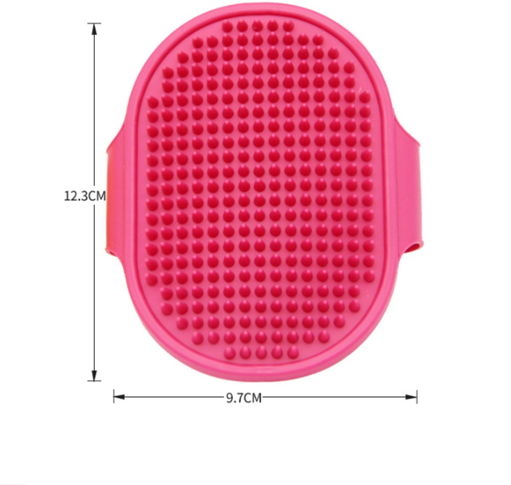 2-Pack Pet Grooming Gloves – Blue & Pink