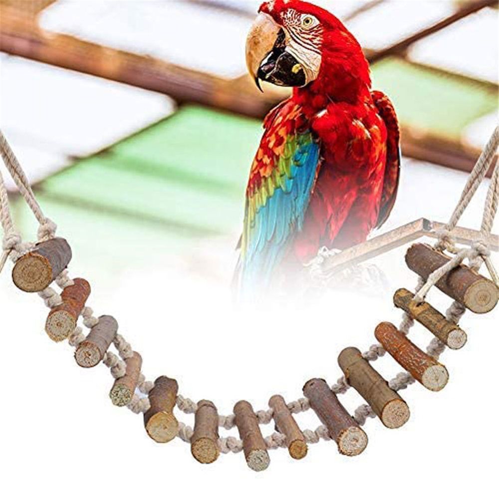 Wooden Rope Ladder for Birds – 60cm