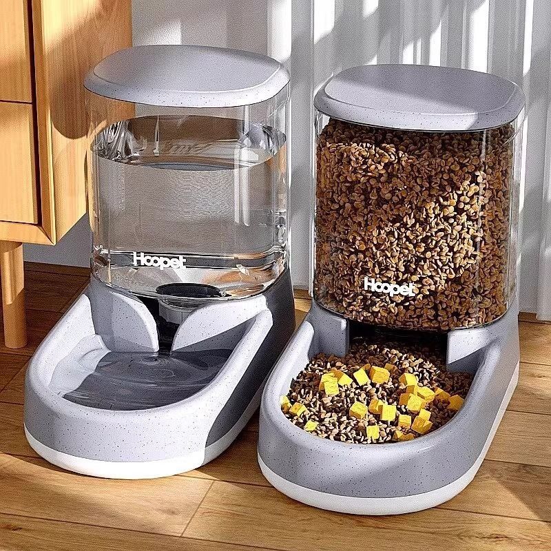 Automatic Pet Feeder & Waterer Set – Blue