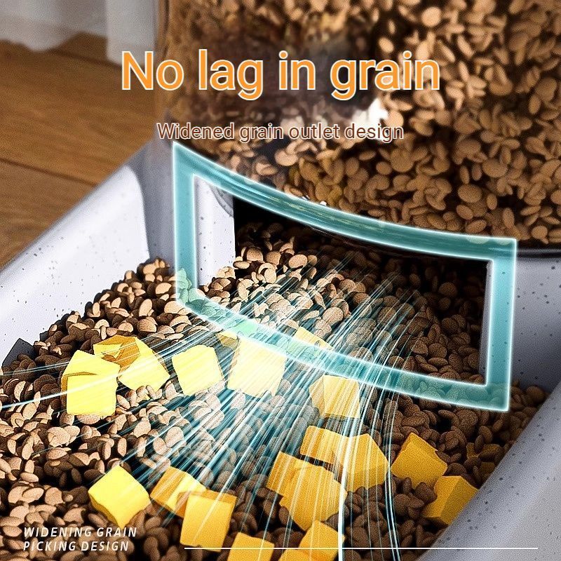 Automatic Pet Feeder & Waterer Set – Blue