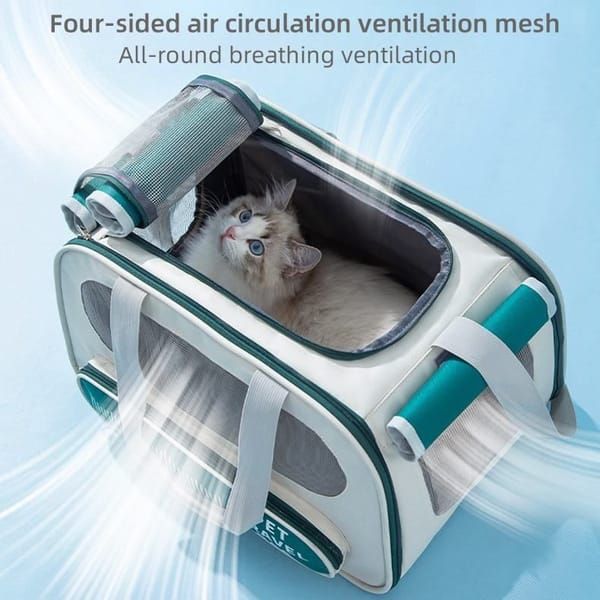 Breathable Pet Travel Carrier – 45x30x28cm