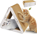 6-Sided Foldable Triangle Cat Scratcher