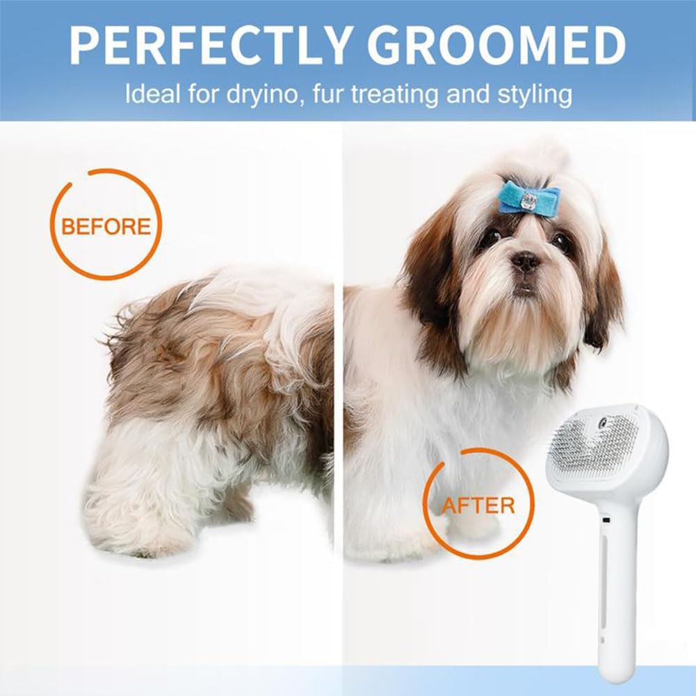 2-Pack 3-in-1 Spray Grooming Brushes