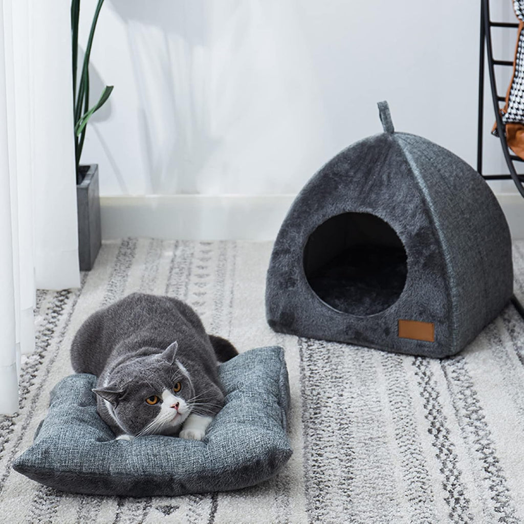 Washable Cat Cave Bed