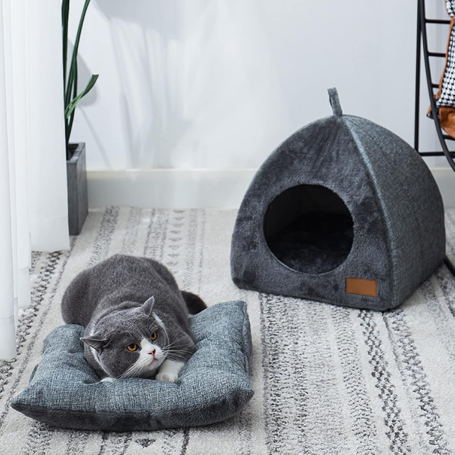 Washable Cat Cave Bed