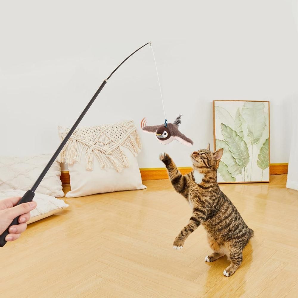 Rechargeable Touch-Activated Cat Plush Toy