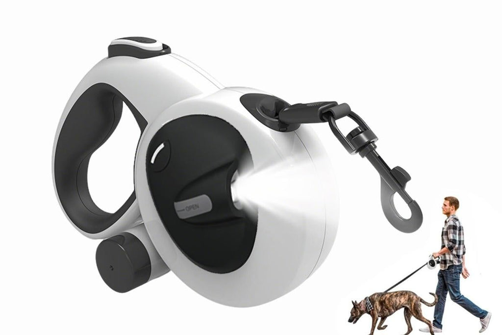 5m LED Retractable Dog Leash – Large