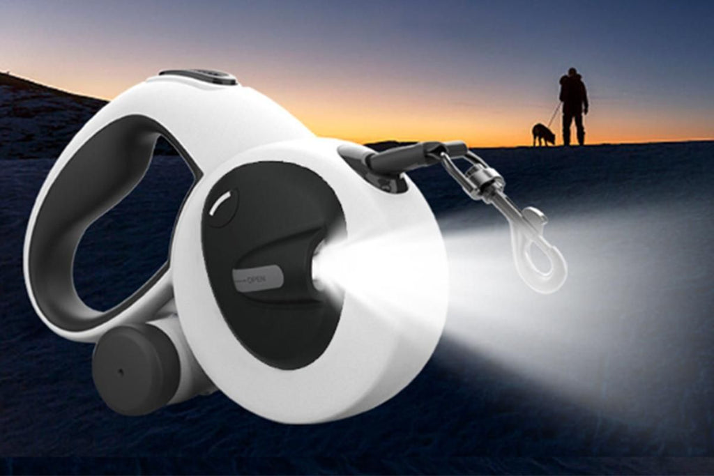 5m LED Retractable Dog Leash – Large