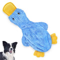Interactive Plush Duck Chew Toy – Blue