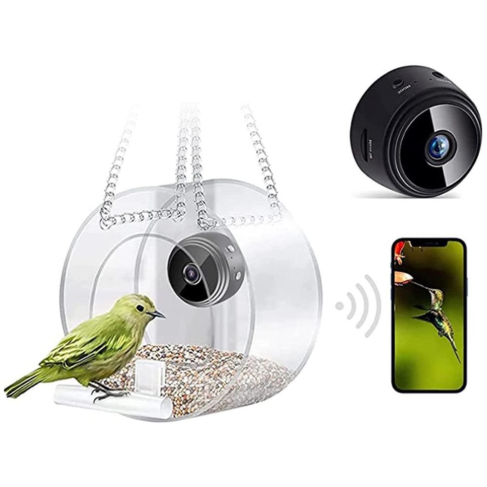 1080P Wi‑Fi Bird Feeder Camera with Night Vision