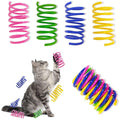 40-Pack Colourful Cat Spring Toys