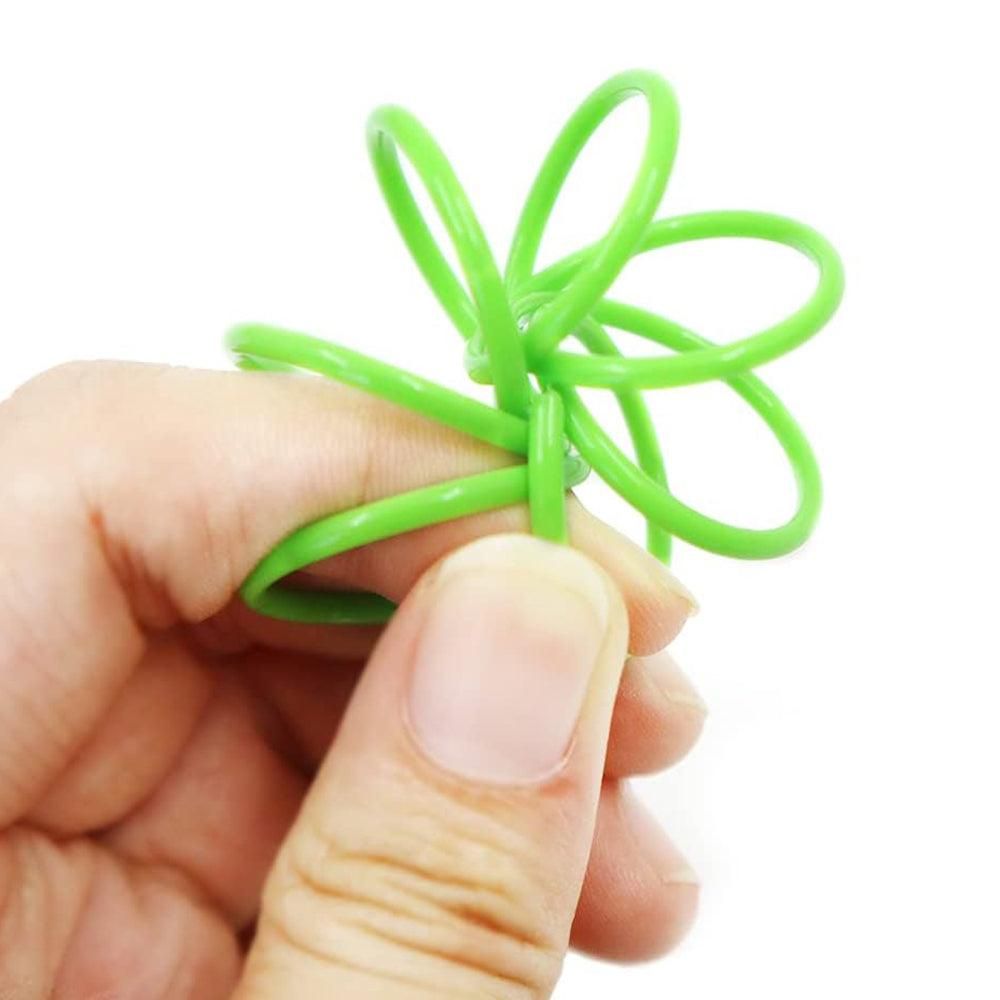 40-Pack Colourful Cat Spring Toys