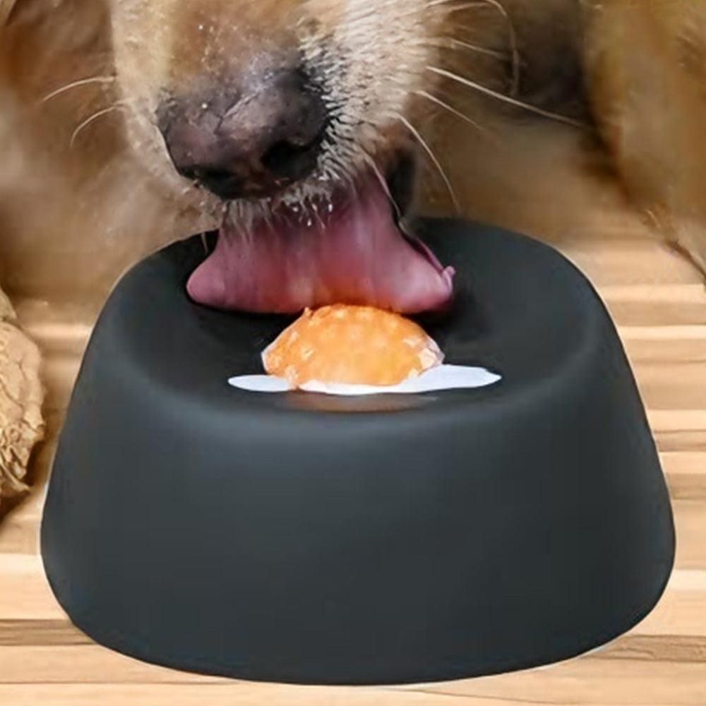 Interactive Slow Feeder & Lick Bowl – Black